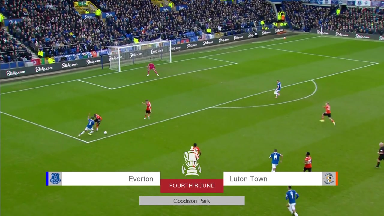 2024年01月28日 足总杯-伍德洛补时绝杀 卢顿2-1淘汰埃弗顿