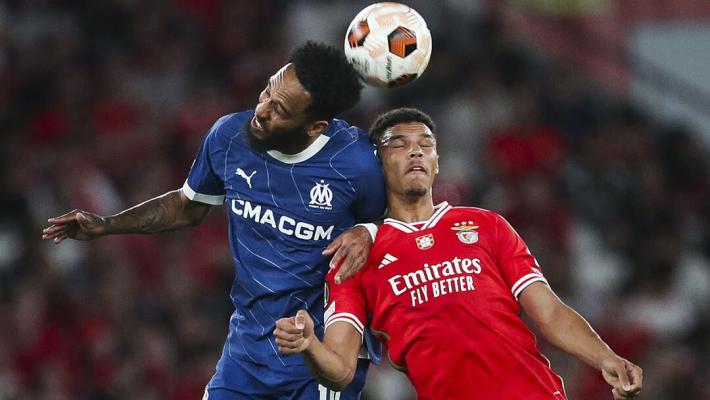 2024年04月12日 欧联杯-迪马利亚破门奥巴梅扬进球难救主 本菲卡2-1马赛